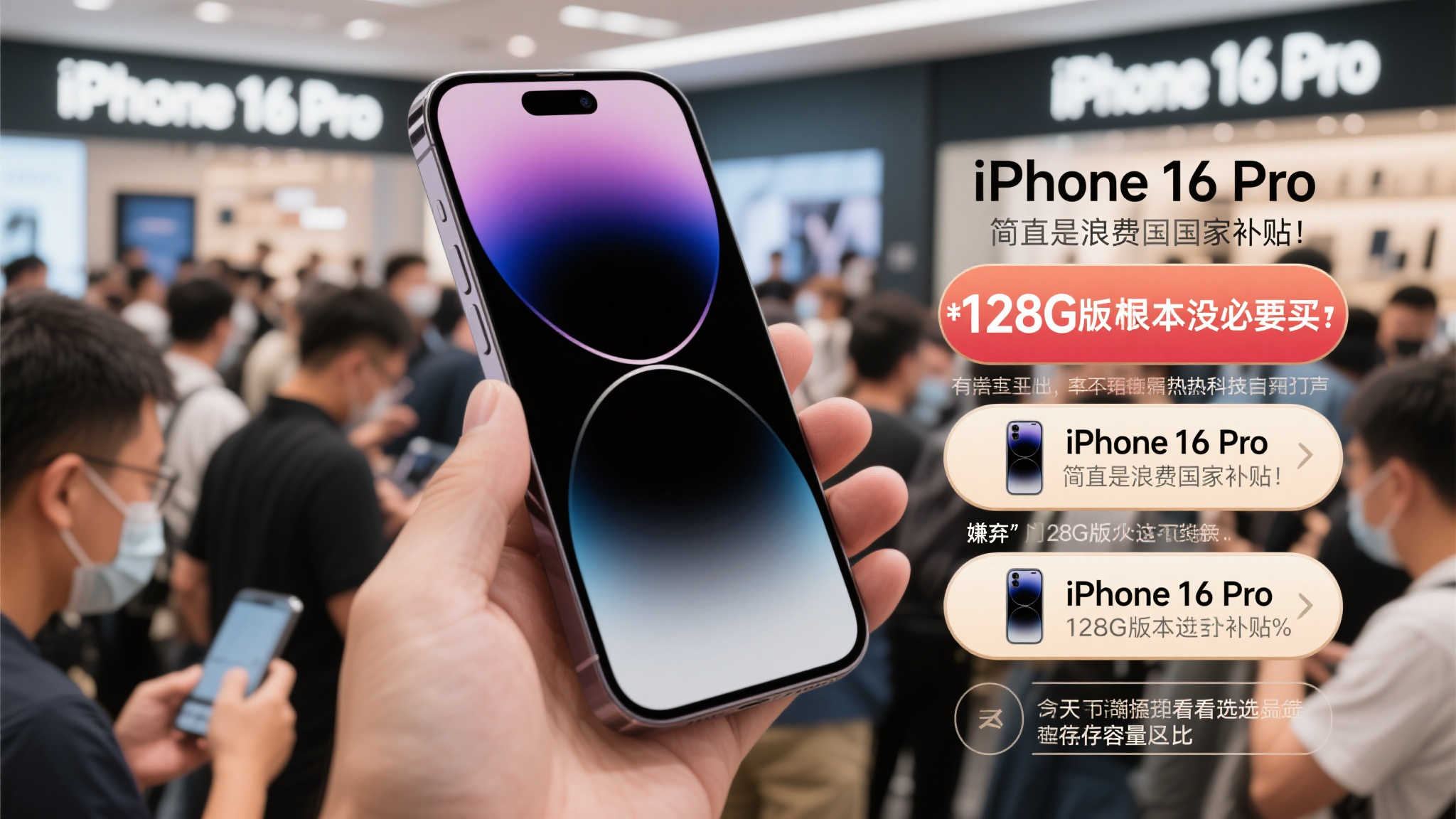 最近，iPhone 16 Pro一经发售